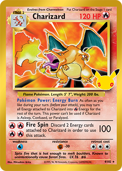 Pokémon TCG 30th Celebration featured card
