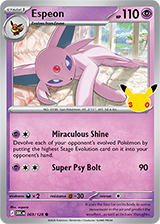 Pokémon TCG 30th Celebration featured card