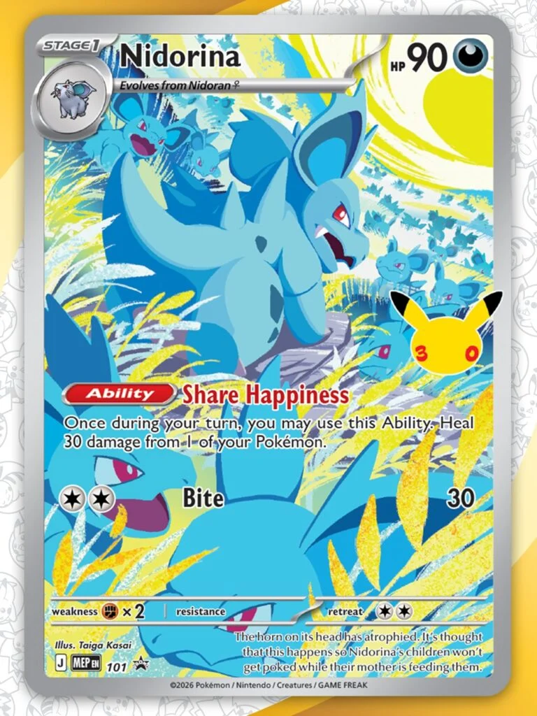 Pokémon TCG 30th Celebration featured card