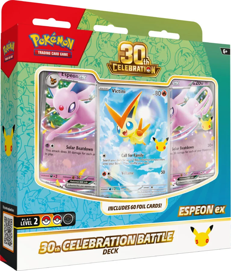 Pokémon TCG 30th Celebration Espeon ex Battle Deck