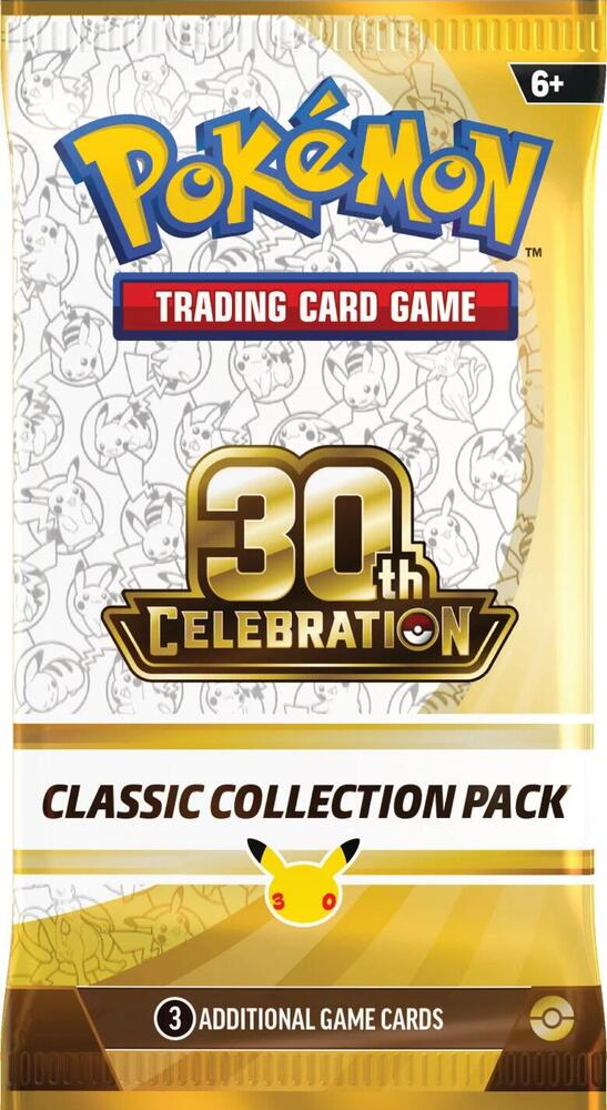 A 30th Celebration Classic Collection pack wrapper
