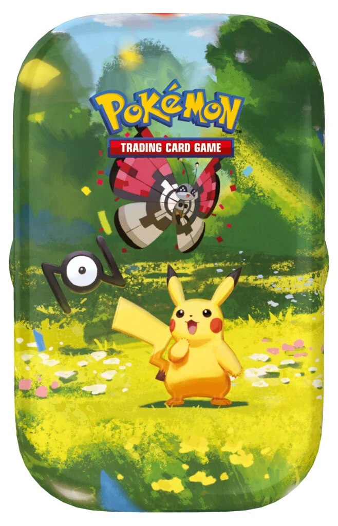 Pokémon TCG 30th Celebration Day Mini Tin featuring pikachu