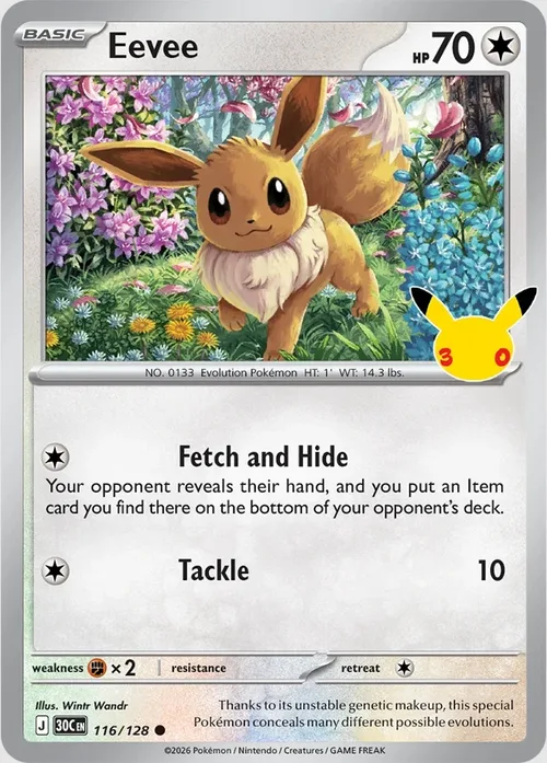 Eevee promo card