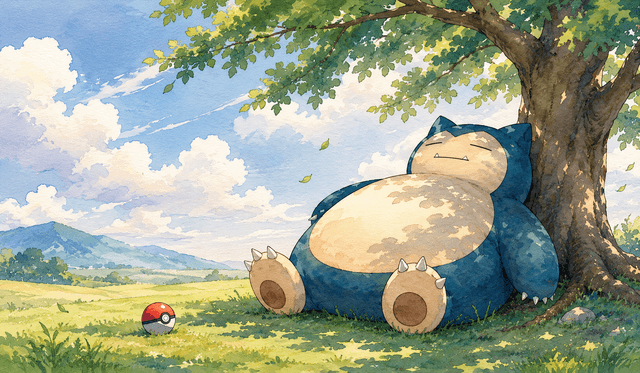 Snorlax Chillax Playmat