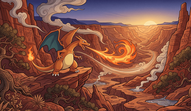 Charizard Valley Playmat