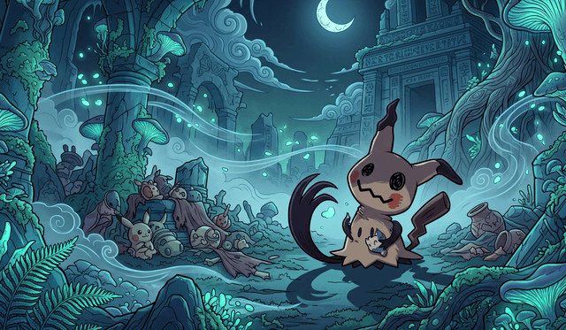 Mimikyu Nights Playmat