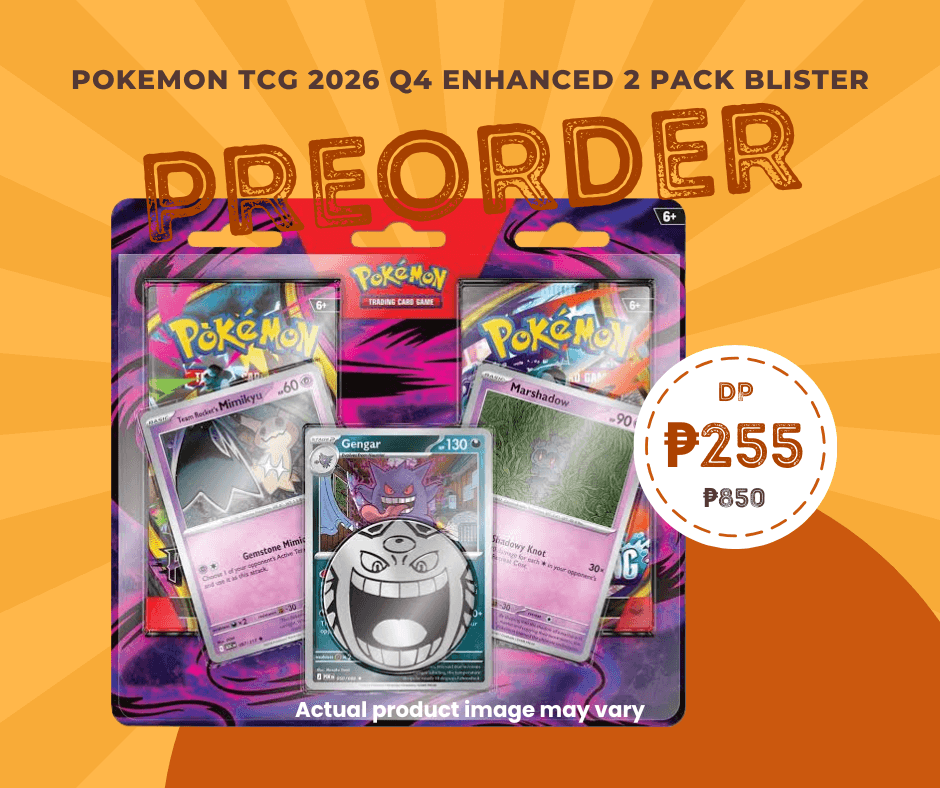Pokemon TCG 2026 Q4 Enhanced 2-Pack Blister